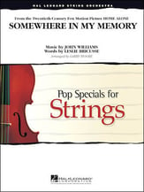 Somewhere in My Memory Orchestra sheet music cover